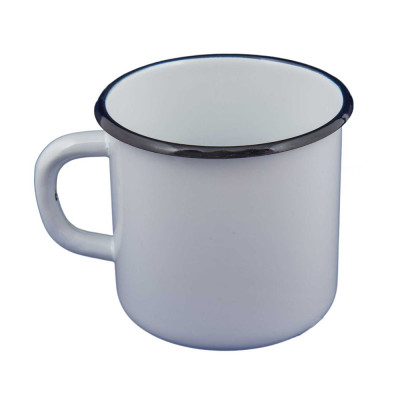 Кружка эмалированная 1 л без крышки светлый Стальэмаль