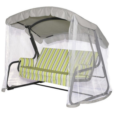 Качели садовые Удачная мебель Тропикана, антрацит, до 300кг, 2100*1270*1650мм