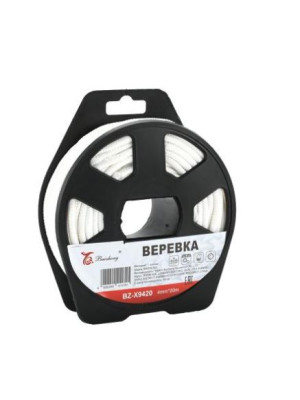Веревка бельевая 4 мм*20 м полипропилен бухта BZ-X9420 Baizheng