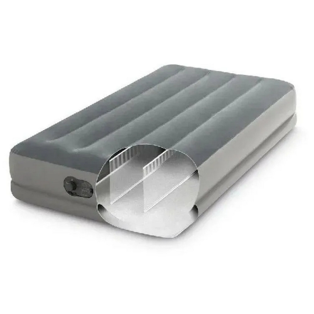 Матрас надувной 191*99*30 см встроенный насос USB Twin Dura-Beam Prestige Intex