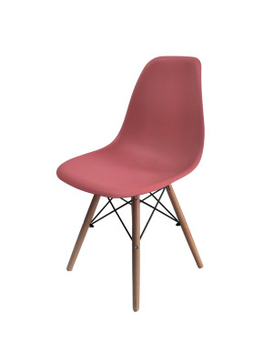 Стул полипропилен до100 кг красный Eames