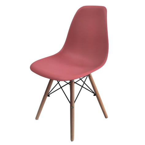 Стул полипропилен до100 кг красный Eames