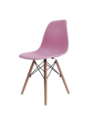 Стул полипропилен до100 кг розовый Eames