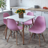 Мини фото №1 Стул полипропилен до100 кг розовый Eames