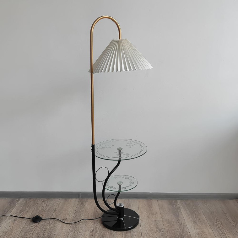 Фото Торшер светодиодный 3 плафона 155х40х28 см 8Вт 80LM 8м2 микс Baizheng