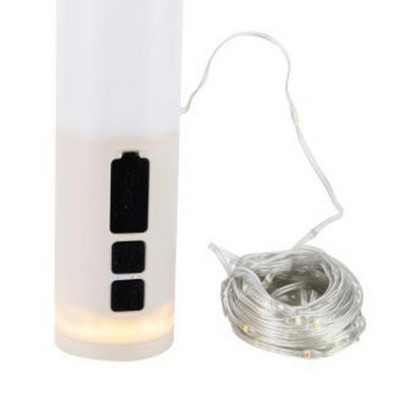 Фонарь кемпинговый 21,5*4,8 см 1200 мАч светодиод гирлянда 10 м 6 режимов освещения Baizheng