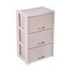 Мини фото Комод пластиковый 3-х секционный 475х300х710 мм бежевый Колорит Альтернатива