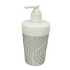 Мини фото Дозатор пластиковый для жидкого мыла 70х70х150 мм белый Breeze wave Полимербыт
