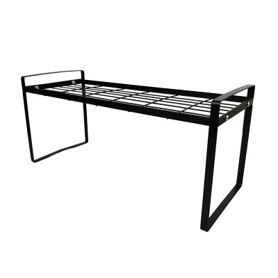 Полка металлическая для кухни 50,7*20,5*24 см над микроволновой печью черный Baizheng