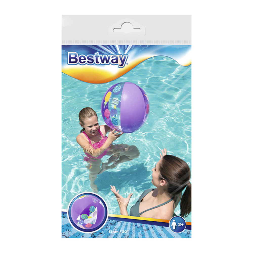 Мяч пляжный 51 см ассорти BestWay