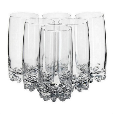 Набор стеклянный стаканов 6 предметов 390 мл низкий Sylvana Pasabahce