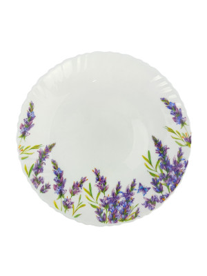 Тарелка стеклокерамическая десертная 19 см Lavender Коралл