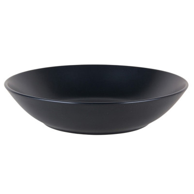 Тарелка керамическая суповая  20 см 750 мл Color nero Коралл