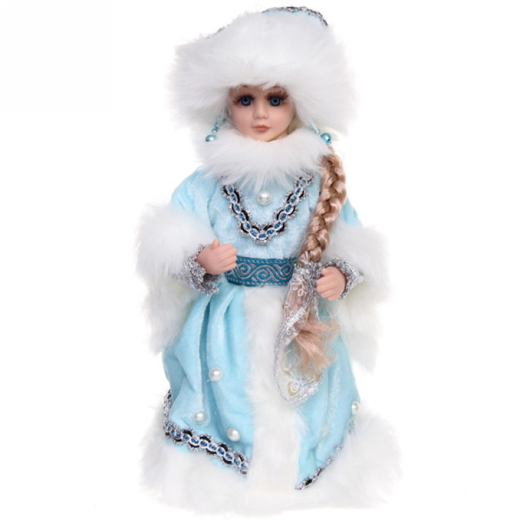 Снегурочка 30 см музыкальная Серпантин