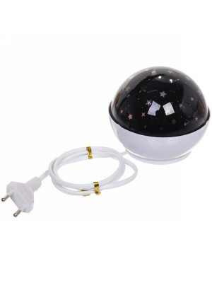 Диско шар светодиодный 220 В 10х8 см RGB авторежим 3 цвета Star lights