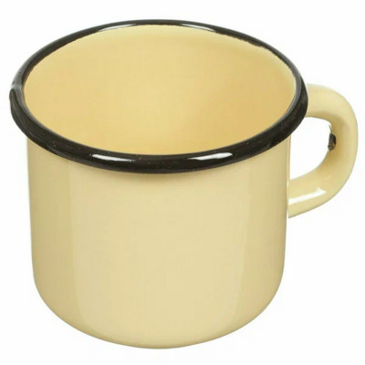 Кружка эмалированная 0,25 л без крышки палевый Стальэмаль Кружка эмалированная 0,25 л без крышки палевый Стальэмаль