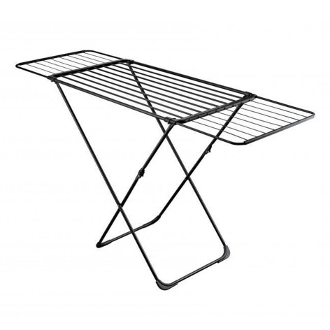 Сушилка металлическая напольная для белья  20 м 96*55*178 см черный Baizheng