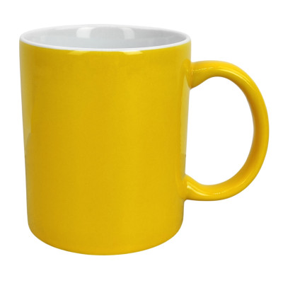 Кружка керамическая 320 мл желтый Baizheng