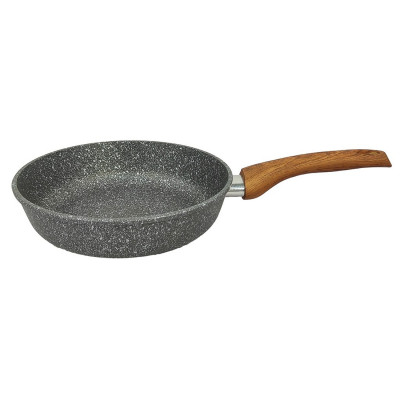 Сковорода алюминиевая 28 см без крышки пластик ручка Гармония Мрамор Горница Сковорода алюминиевая 28 см без крышки пластик ручка Гармония Мрамор Горница