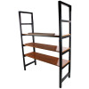 Мини фото Стелаж металлический 3-х ярусный 80х30х108 см дерев полки Baizheng