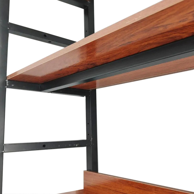 Изображение Стелаж металлический 3-х ярусный 80х30х108 см дерев полки Baizheng