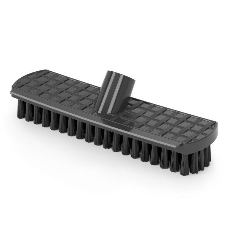Фото Щетка пластиковая для пола 23*7*7 см без черенка короткая щетина микс Альтернатива