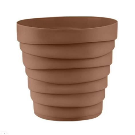 Кашпо пластиковое  2,25 л вставка фраппе Бархан Bmc