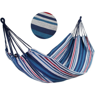 Гамак подвесной 230х145 см нагрузка 100 кг с чехлом для хранения и переноски Ham-12 Ecos