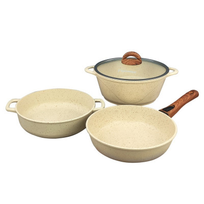 Набор посуды универсальный 4 пр 26 см стек крышка съемная ручка Гармония Оникс Горница Набор посуды универсальный 4 пр 26 см стек крышка съемная ручка Гармония Оникс Горница