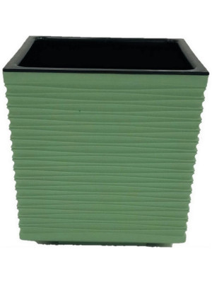 Кашпо пластиковое 3 л с дренажным вкладышем оливковый Стиль Ангарск Кашпо пластиковое 3 л с дренажным вкладышем оливковый Стиль Ангарск