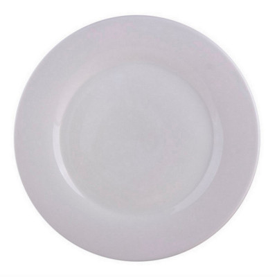 Тарелка фарфоровая десертная 18 см белый Общепит Коралл