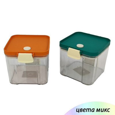 Контейнер пластиковый 0,7 л вакуумный пласт крышка микс Baizheng Контейнер пластиковый 0,7 л вакуумный пласт крышка микс Baizheng