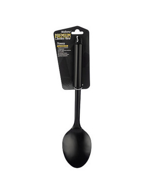 Ложка нейлон 32,5х7,3 см ручка из non-stick черный Classico Nero Mallony