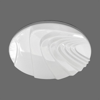 Светильник потолочный светодиодный 50*8см 36Вт 3600Лм 15м2 пульт белый Baizheng