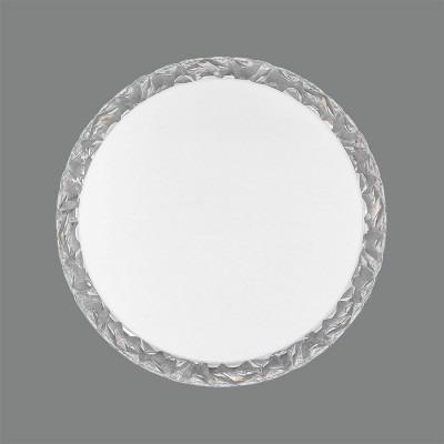 Светильник потолочный светодиодный 50*10см 36Вт 3600Лм 15м2 пульт белый Baizheng