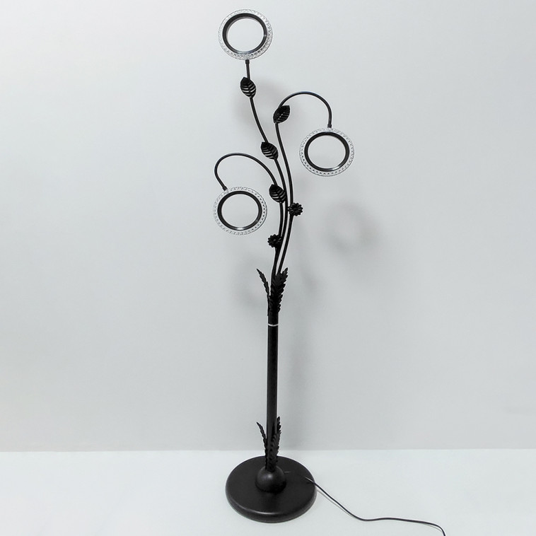 Фото Торшер светодиодный 3 плафона 155х40х28 см 8Вт 80LM 8м2 микс Baizheng