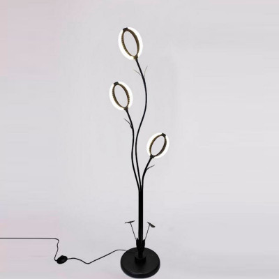 Торшер светодиодный 3 плафона 152х35х28 см 8Вт 80LM 8м2 микс Baizheng