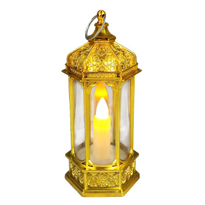 Сувенир новогодний светодиодный 6,2*13,5 см золото Тайна