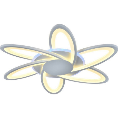 Люстра светодиодная 6 плафонов 68*8 см 144Вт 7344LM 55м2 3 цвета пульт хром Baizheng Люстра светодиодная 6 плафонов 68*8 см 144Вт 7344LM 55м2 3 цвета пульт хром Baizheng