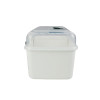 Мини изображение Органайзер пластиковый  260х160х140 мм для мелочей с крышкой на защелках белый Baizheng