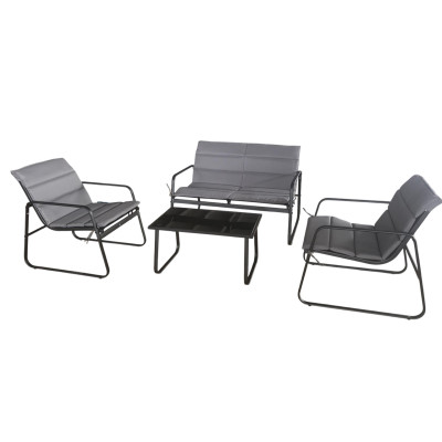 Мебель металлическая 75*44*40 см стол 73,5*59,5*74 см диван 2 стула до 120 кг подушки Grower Мебель металлическая 75*44*40 см стол 73,5*59,5*74 см диван 2 стула до 120 кг подушки Grower