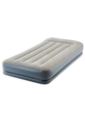 Матрас надувной 191*99*30 см встроенный насос Intex