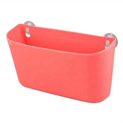 Полка пластиковая для ванной 28,4х10,7х15,5 см навесная коралл Krita Berossi Полка пластиковая для ванной 28,4х10,7х15,5 см навесная коралл Krita Berossi