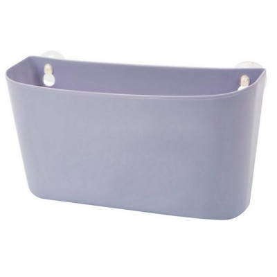 Полка пластиковая для ванной 28,4х10,7х15,5 см навесная сиреневый туман Krita Berossi Полка пластиковая для ванной 28,4х10,7х15,5 см навесная сиреневый туман Krita Berossi