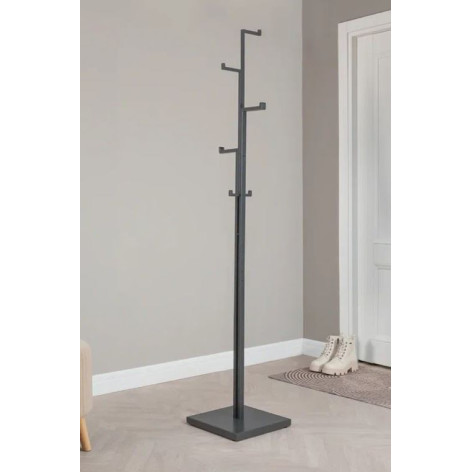 Вешалка металлическая напольная 37,5х37,5х181 см белый Дерево ЗМИ