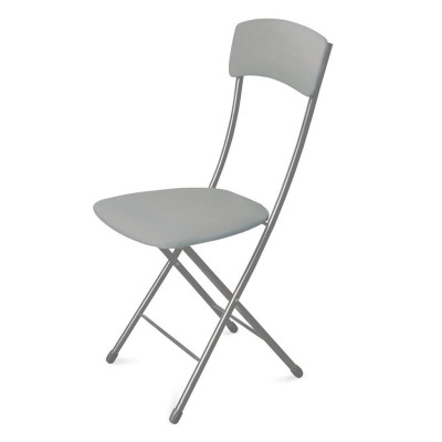 Стул металлический складной 930х395х545 мм темно-серый Ника 2 Nika