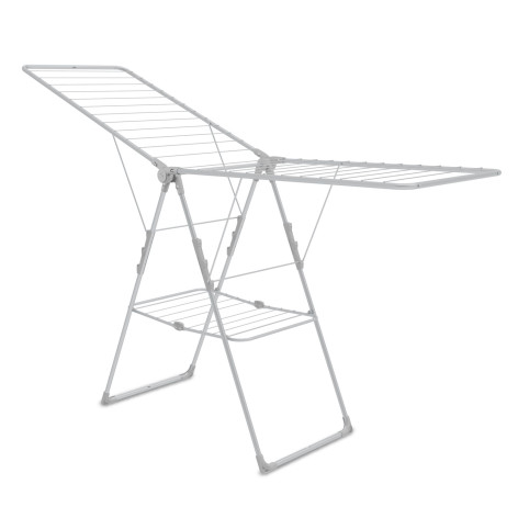 Сушилка металлическая напольная для белья 21 м 1790х515х890 мм матовый серый Nika