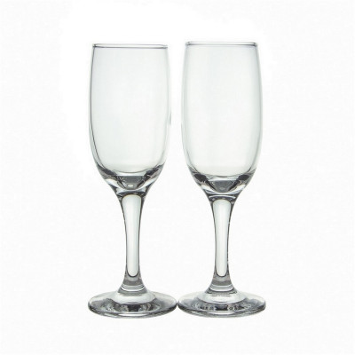 Набор стеклянный фужеров 2 пр 180 мл для шампанского Bistro Pasabahce