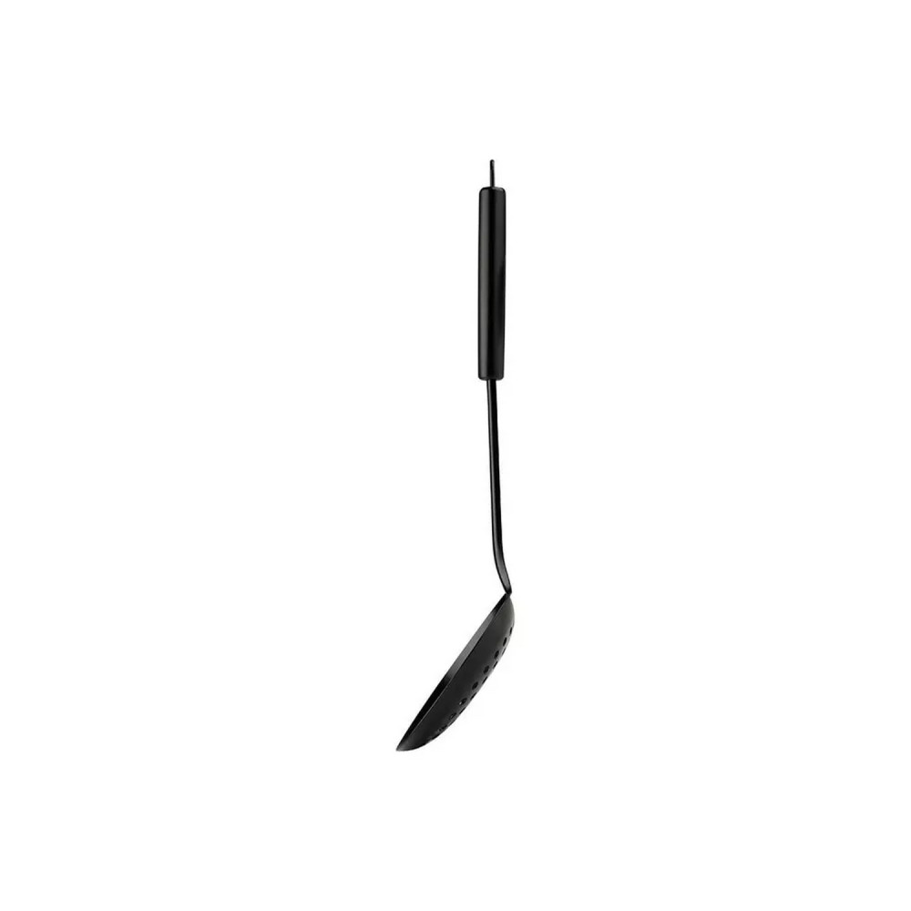 Шумовка нержавеющая сталь 34 cм non-stick ручка Classico Nero Mallony