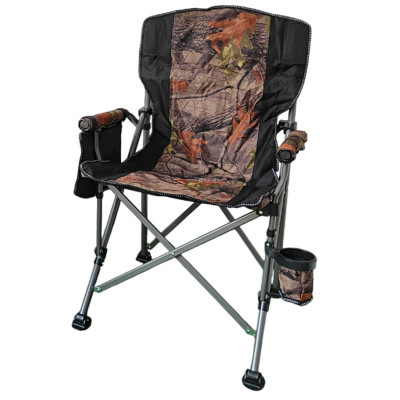 Стул со спинкой туристический складной 58*54*91 см до 120 кг хаки Baizheng